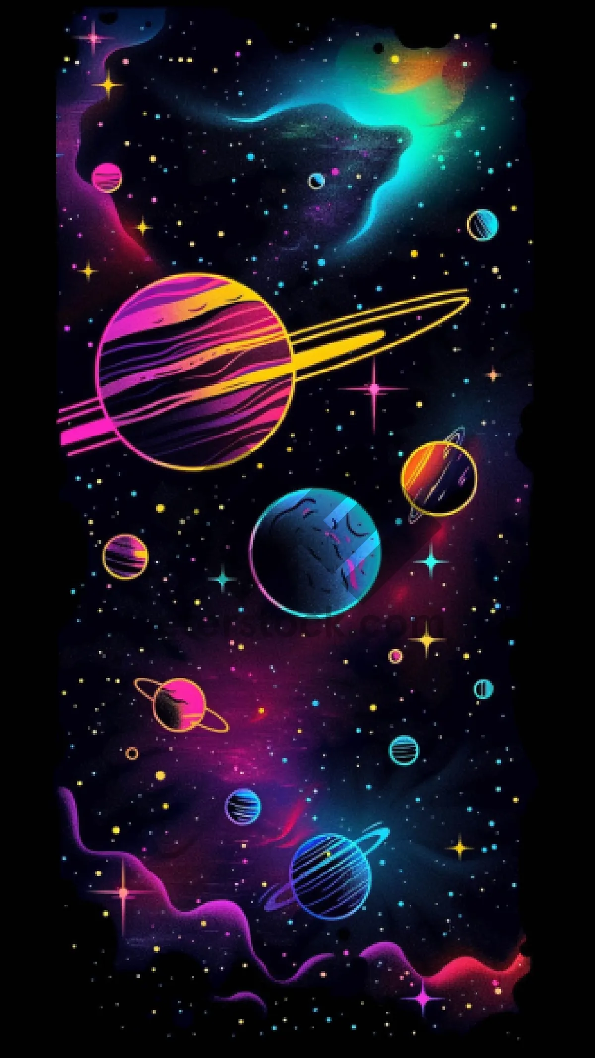 Picture of Galaxy Night Sky Star Fantasy Wallpaper Graphic Design