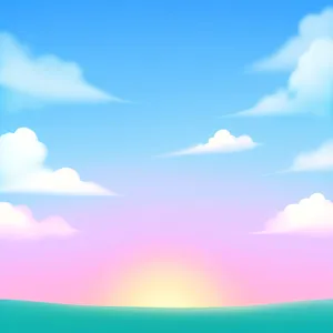 Summer Sky Landscape Design with Breezy Sun