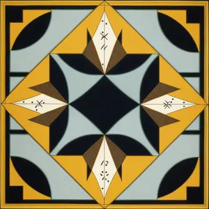 Symbolic Flag Design with Heraldic Graphic Art