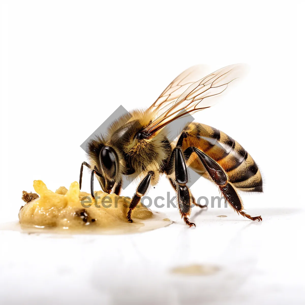 Picture of Close-up of pollinating insect on flower.