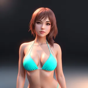 Seductive Bikini Model: Sexy and Attractive