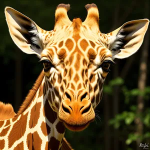 Graceful Striped Equine in South African Wilderness