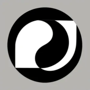 Mystic Moon Symbol - 3D Design Icon