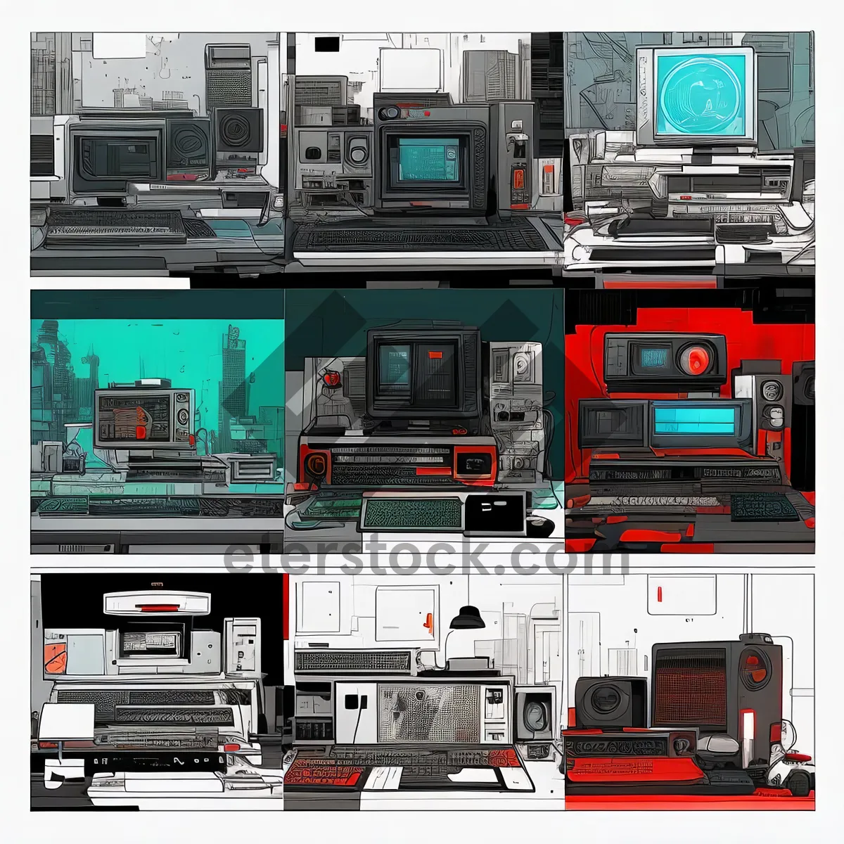 Picture of Tech Network Data Storage Hardware