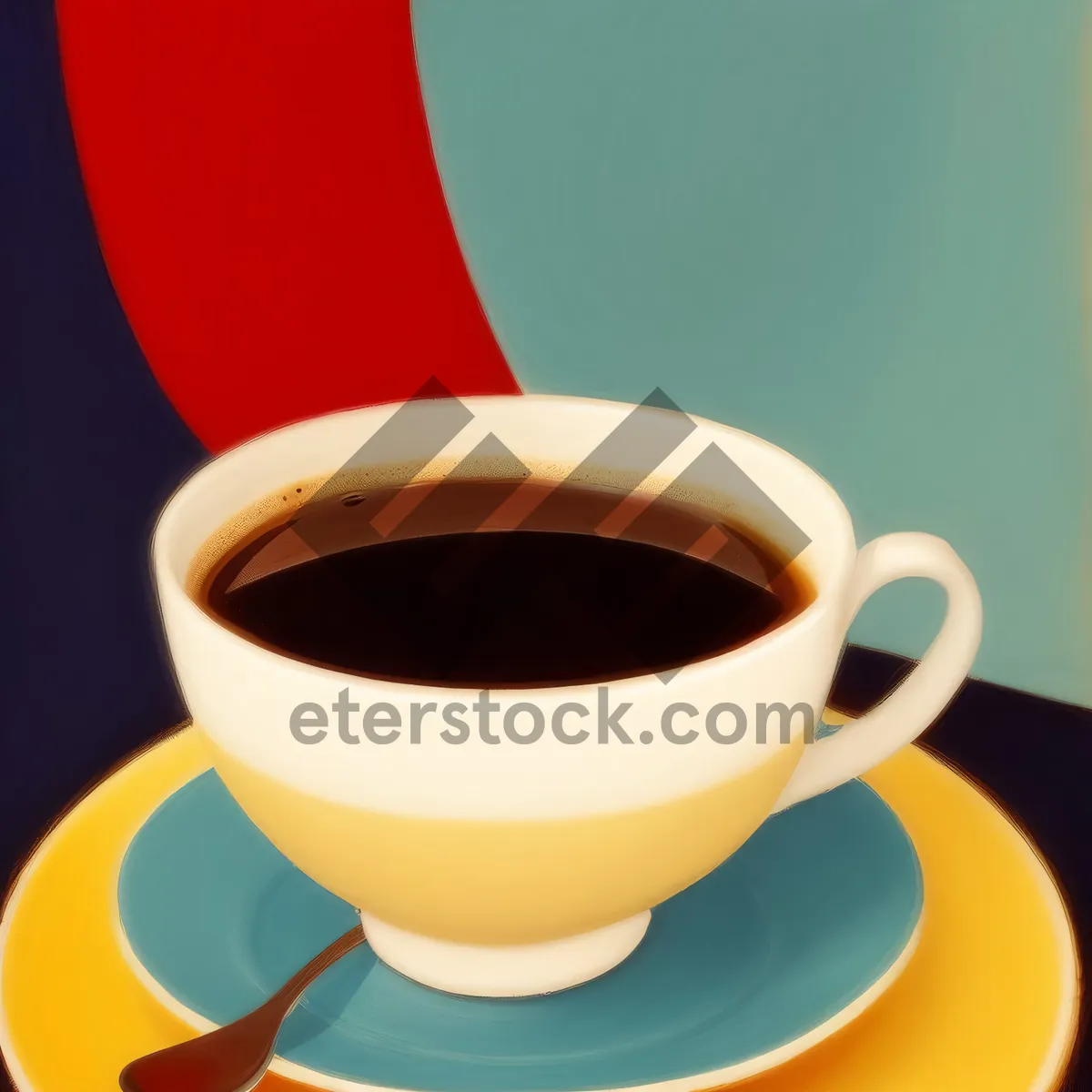 Picture of Caffeine Kick: A Steamy Morning Cup of Espresso
