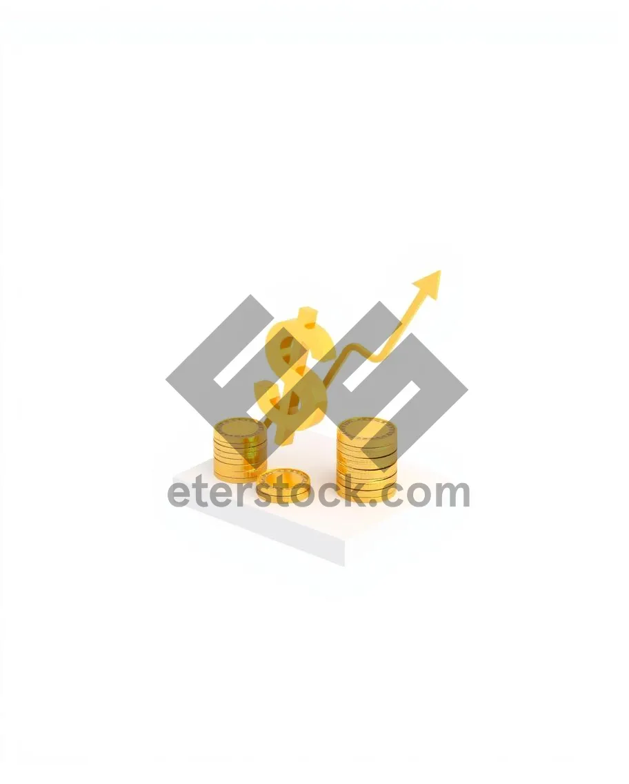 Picture of Business pyramid symbol icon for finance stairs concept