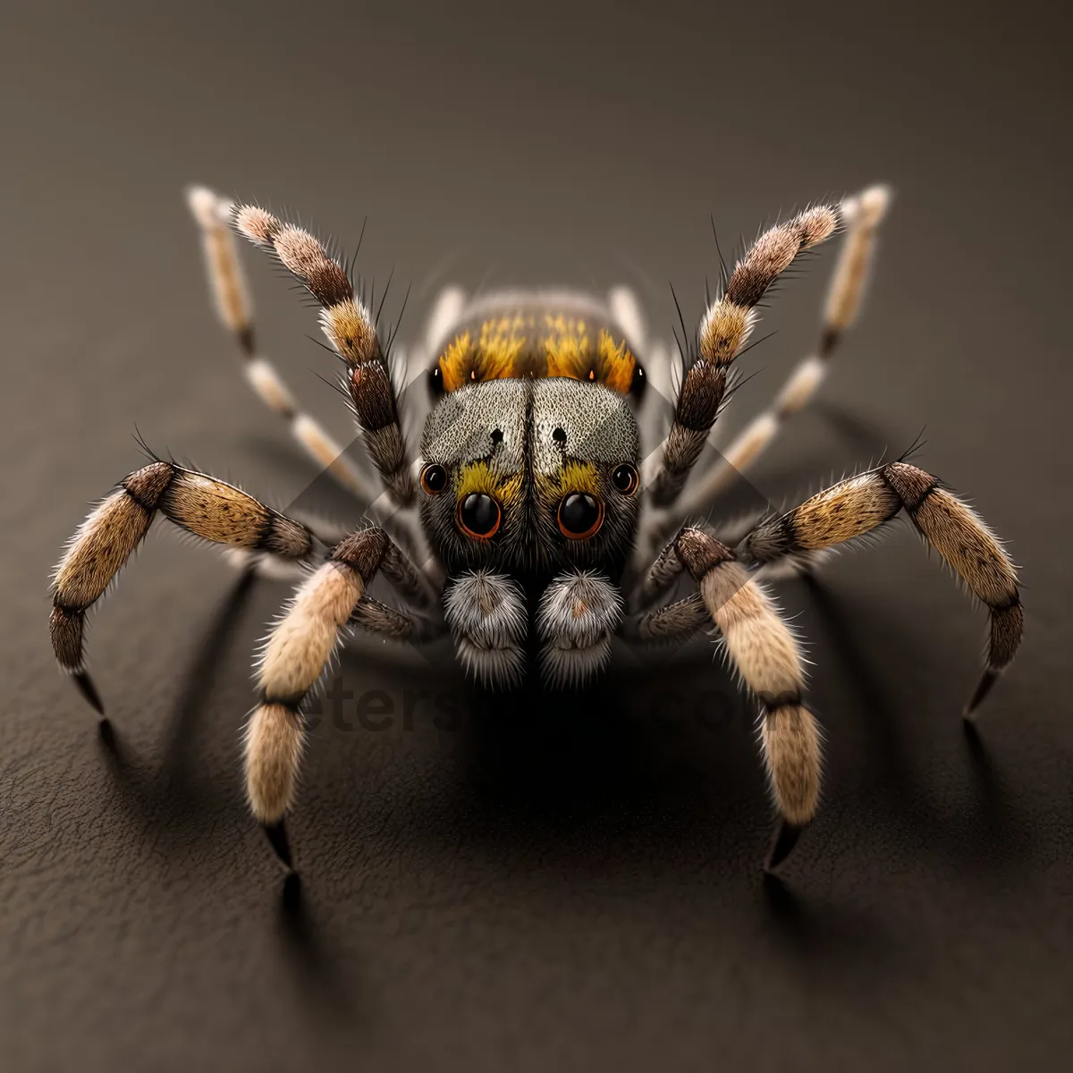 Picture of Intense Eyes: Scary, Wild Wolf Spider Stares