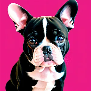 Adorable Purebred Terrier Dog Portrait