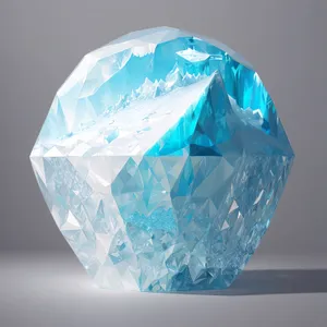 Glistening Diamond Earth Globe