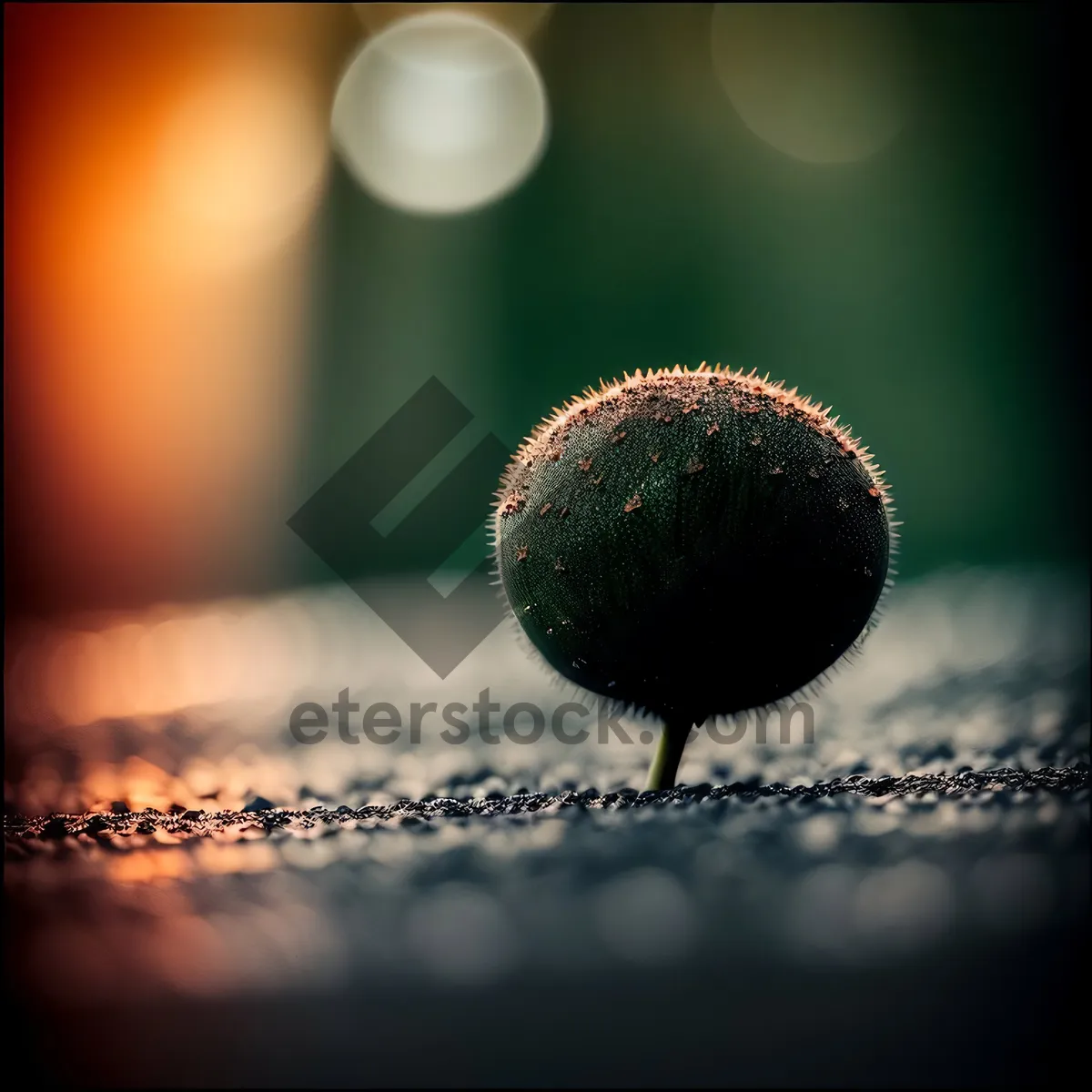 Picture of Acorn Fruit and Tennis Ball in Hole