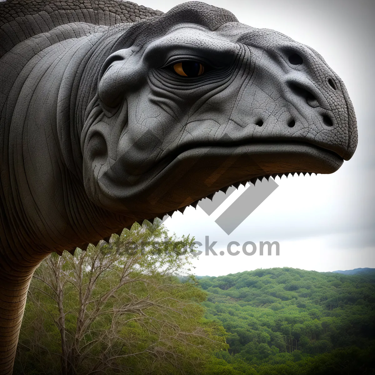 Picture of Wildlife Equine Sculpture at Park: Zebra Totem