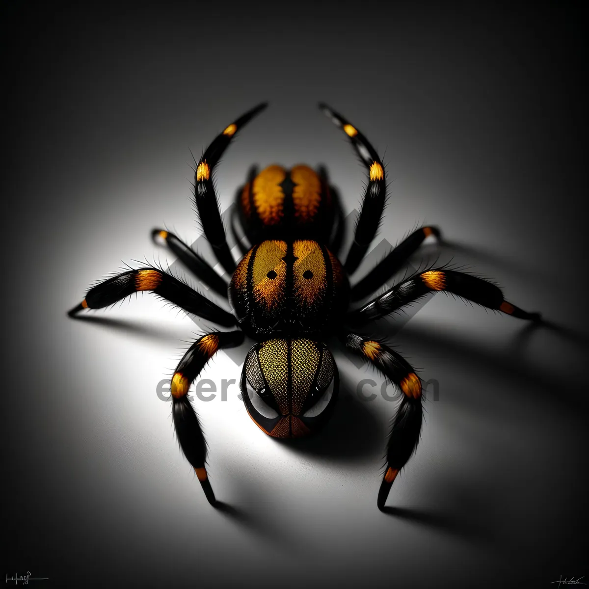 Picture of Gold Blaze Arachnid in Black Garden