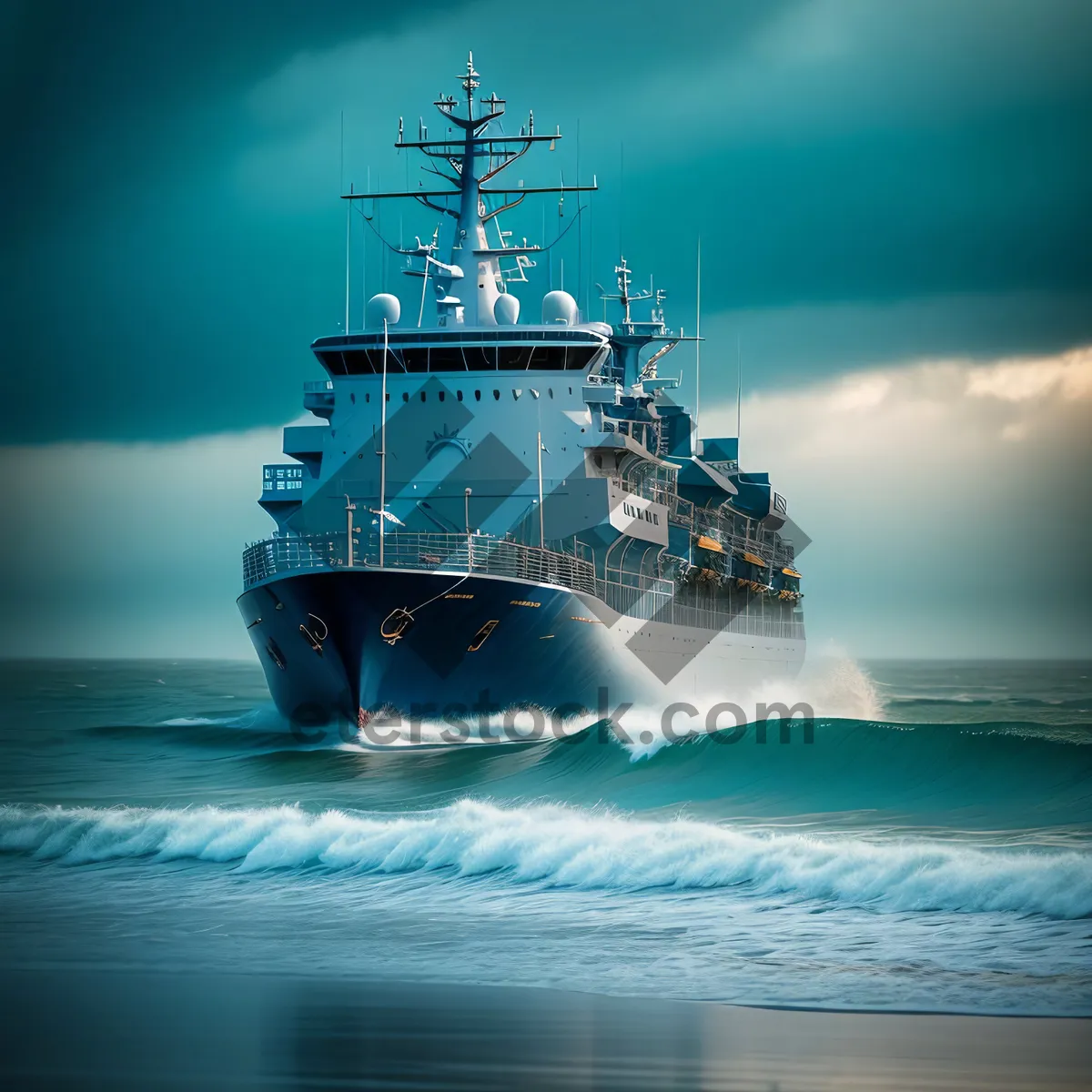 Picture of Sea Transport: Tugboat Docked at Harbor