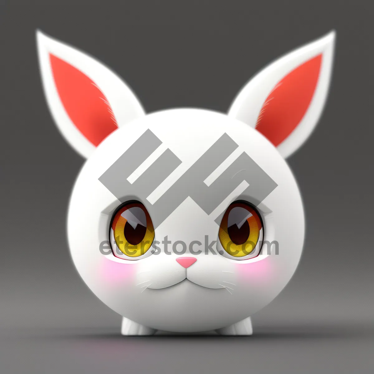 Picture of Cute Bunny Cartoon Icon Sign Symbol