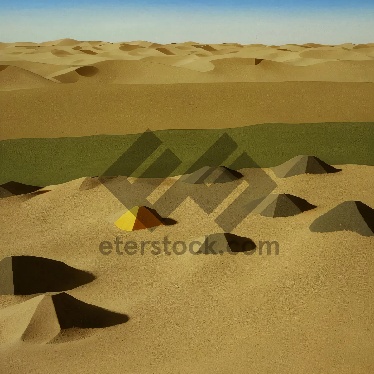 Picture of Sunset Serenity: Majestic Desert Dunes in Morocco