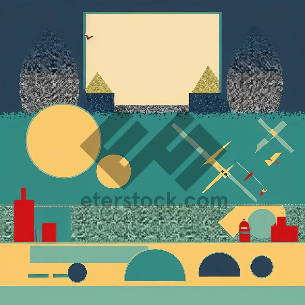 Picture of Creative Symbolic Design Icon: Artful Graphic Sign