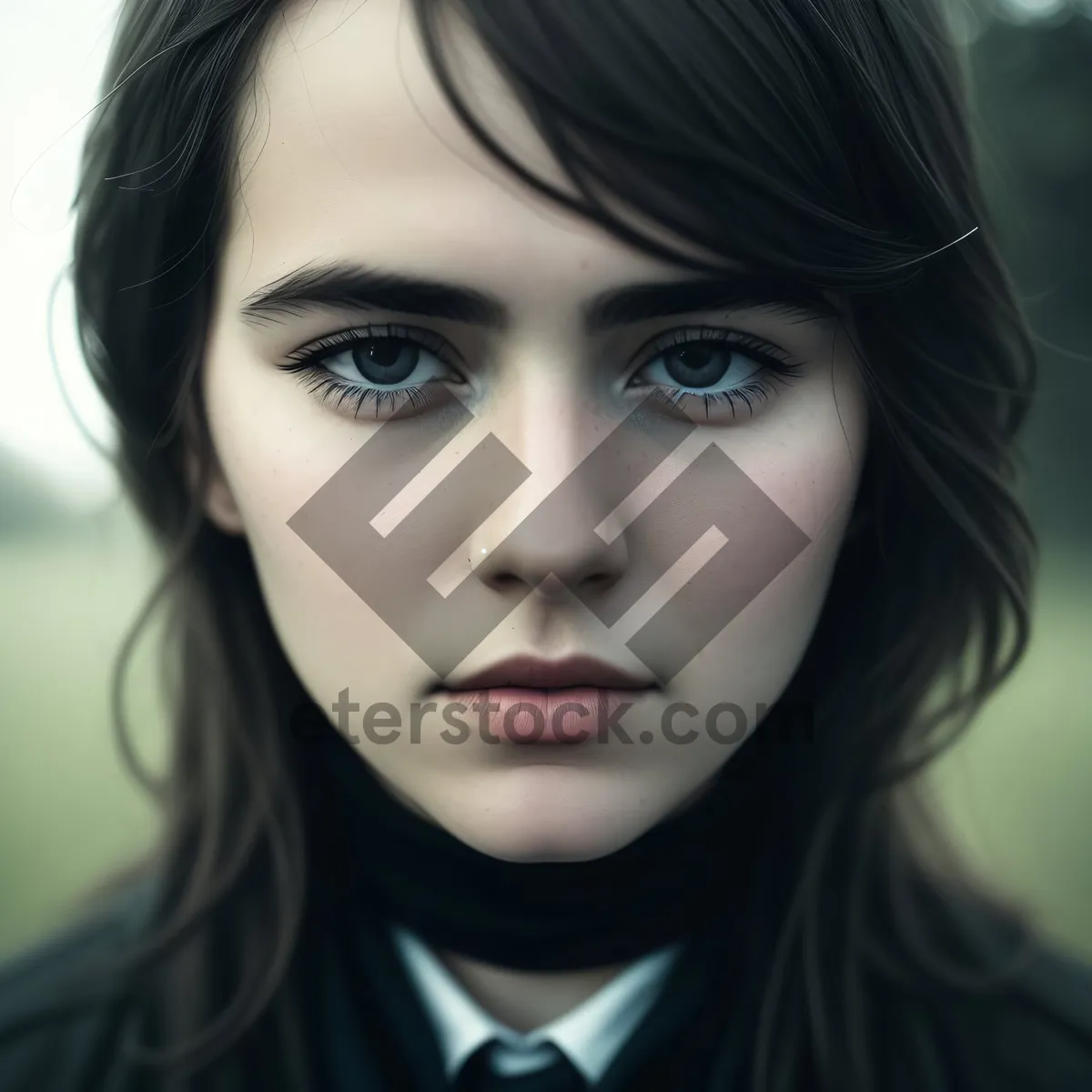 Picture of Sultry brunette with captivating eyes and irresistible smile
