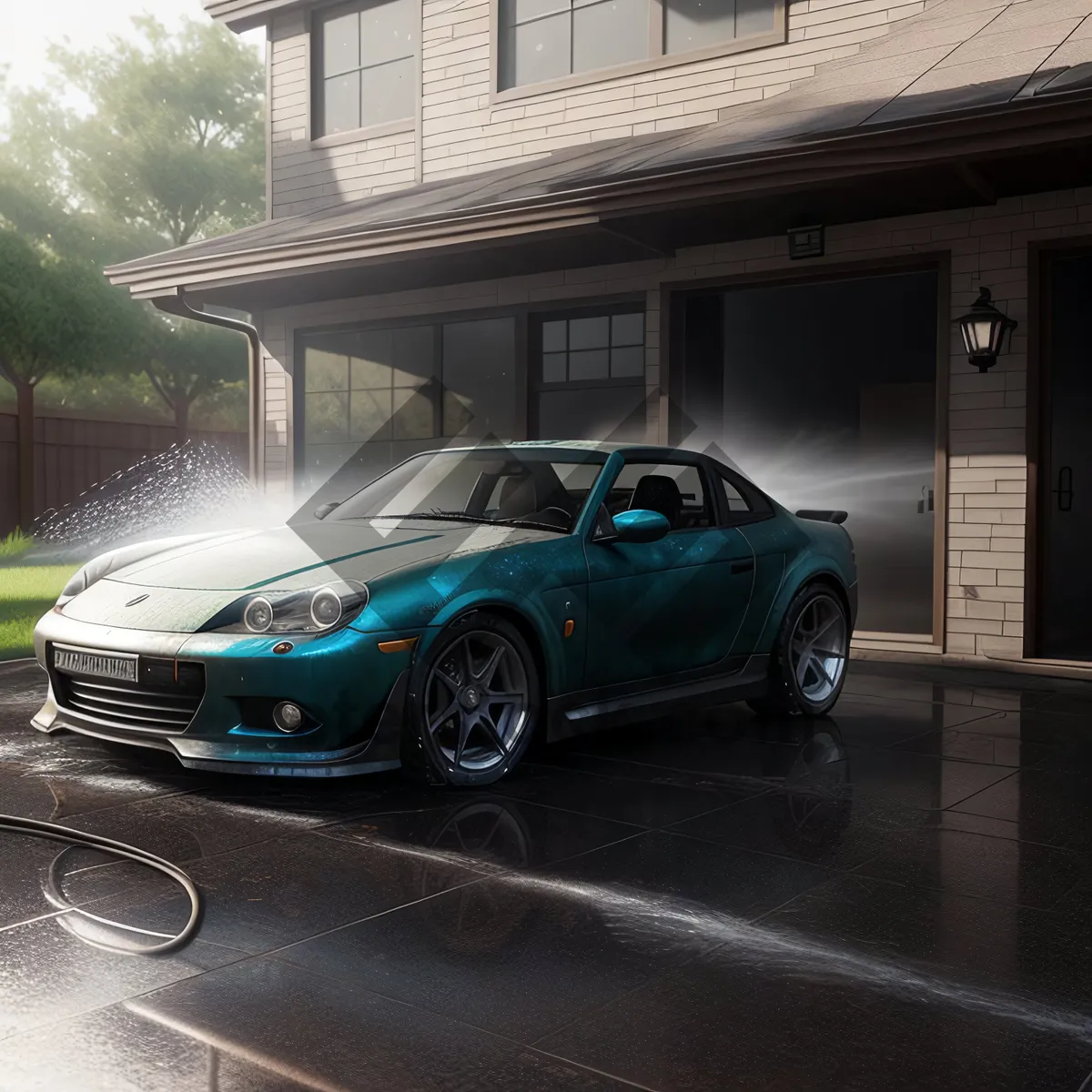 Picture of Sleek Speedster: A Modern Luxury Coupe
