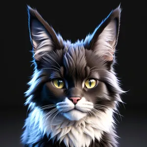 Adorable Gray Kitty with Playful Whiskers