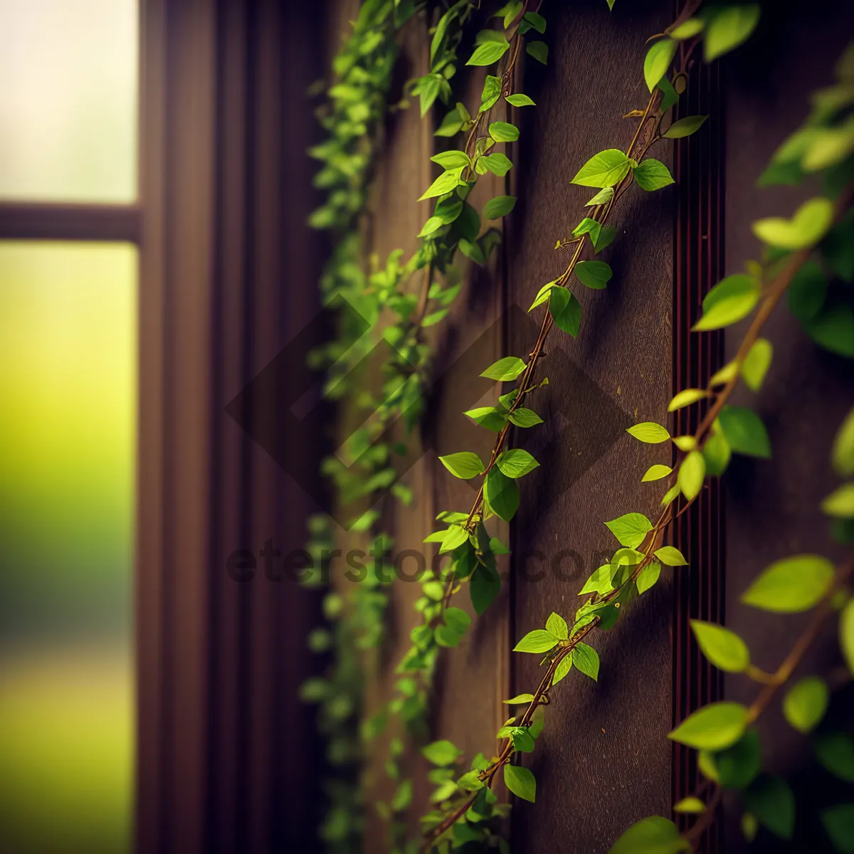 Picture of Exquisite Leaf Texture in Garden