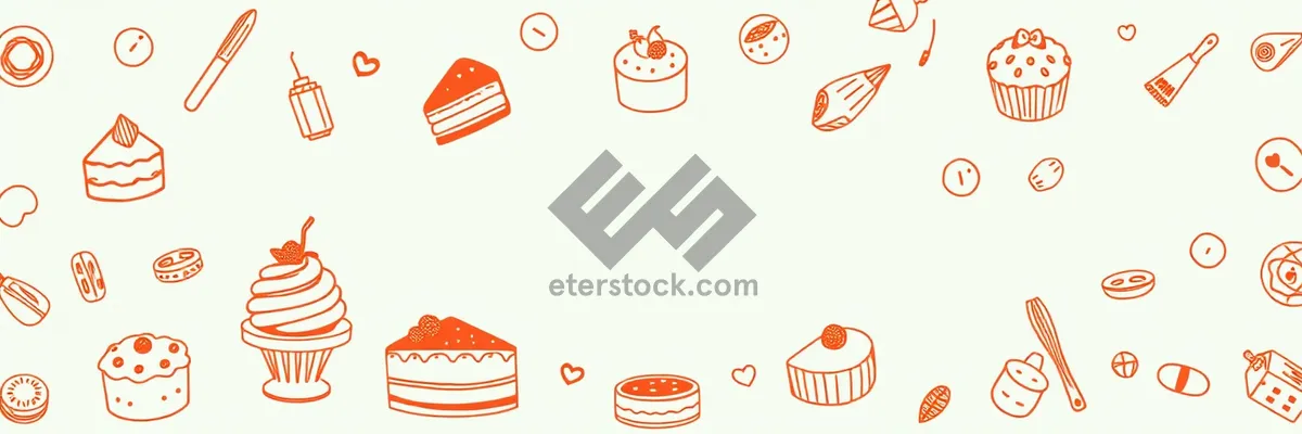 Picture of Graphic design icons set for web elements