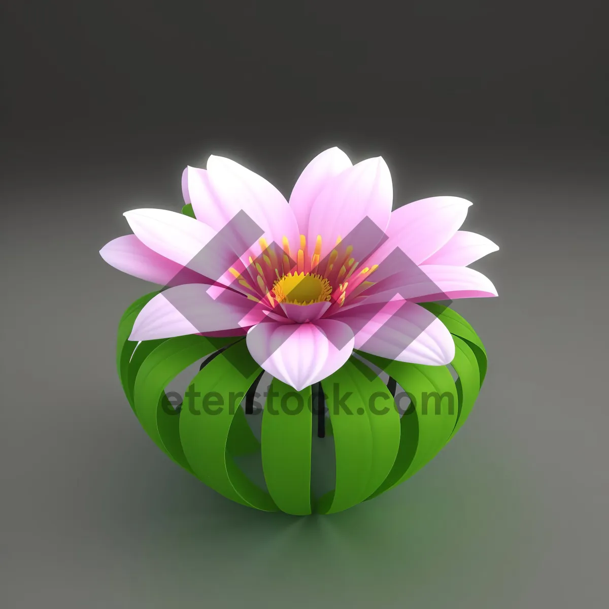 Picture of Floral Elegance: Pink Lotus Blossom in Bloom