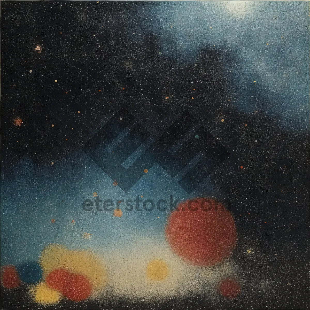 Picture of Dark Digital Moon Texture Wallpaper - Celestial Space Fantasy