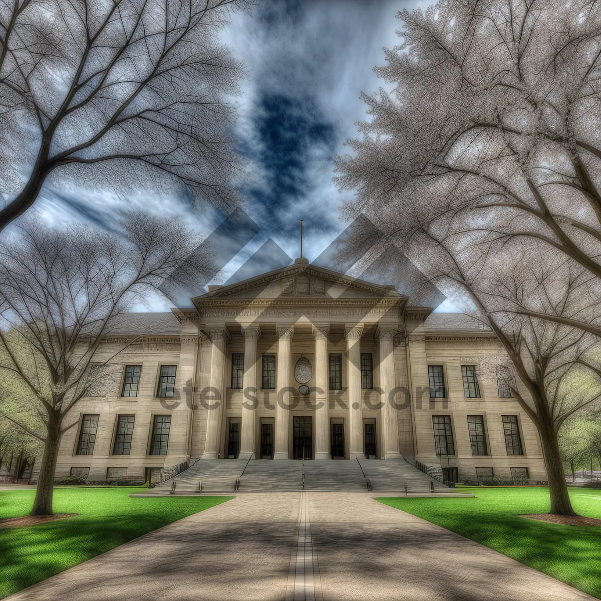 Picture of Historic University Dome in Cityscape