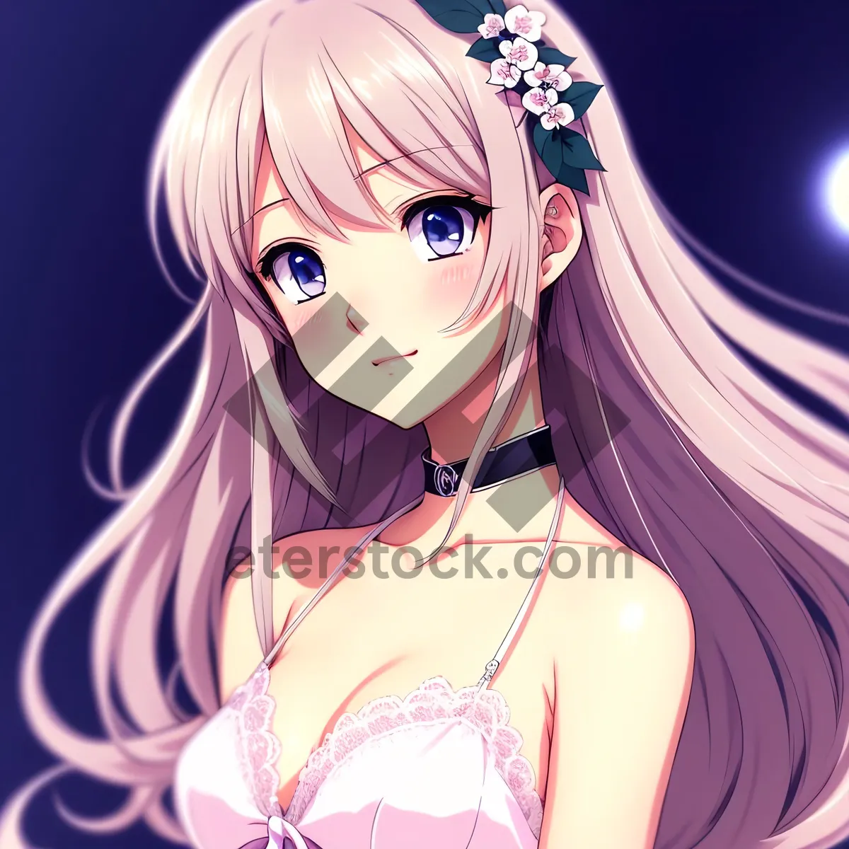 Picture of Blonde Beauty: Fashionable, Sensual Portrait with a Coquettish Charm