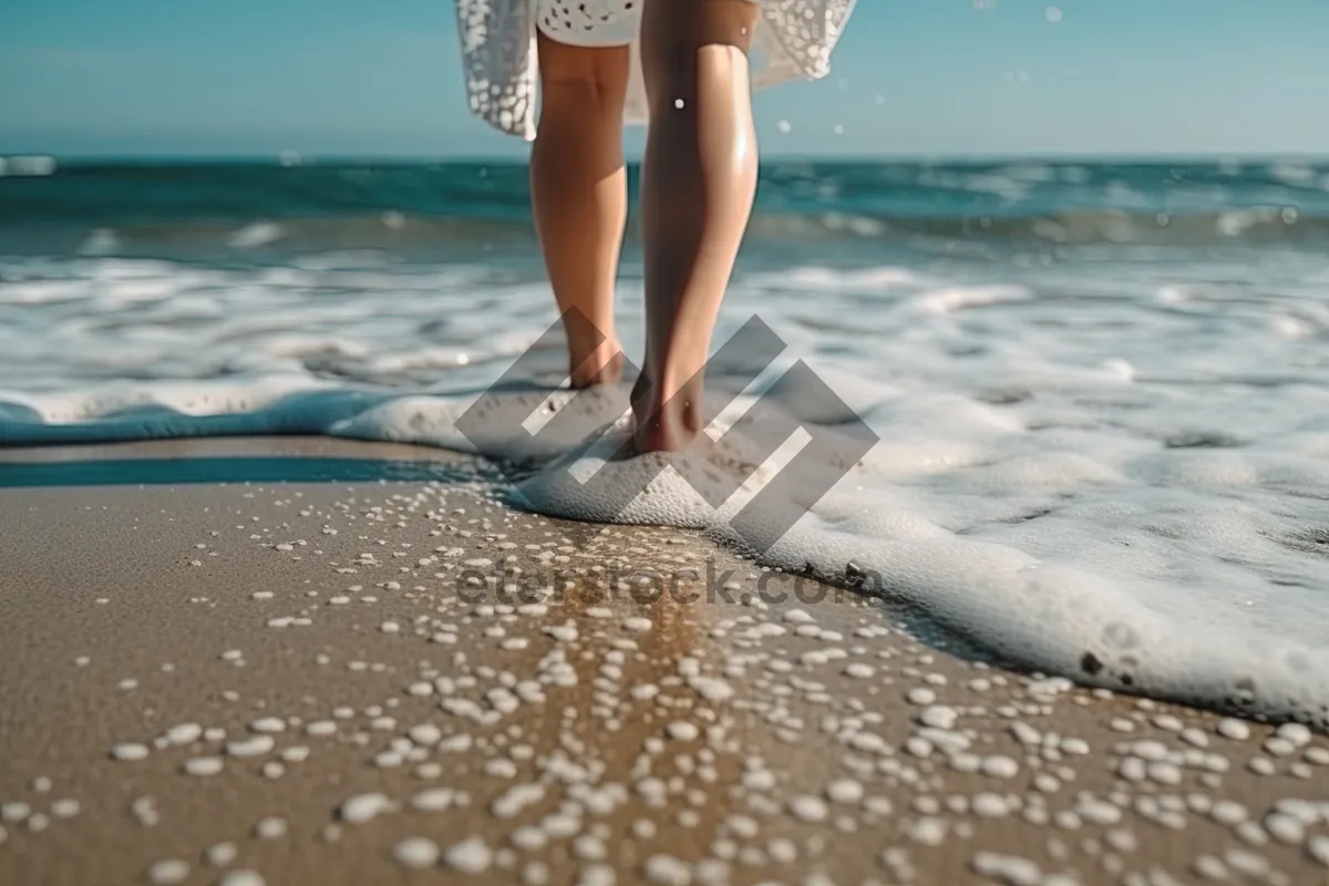 Picture of Happy summer vacation on the tropical beach resort.