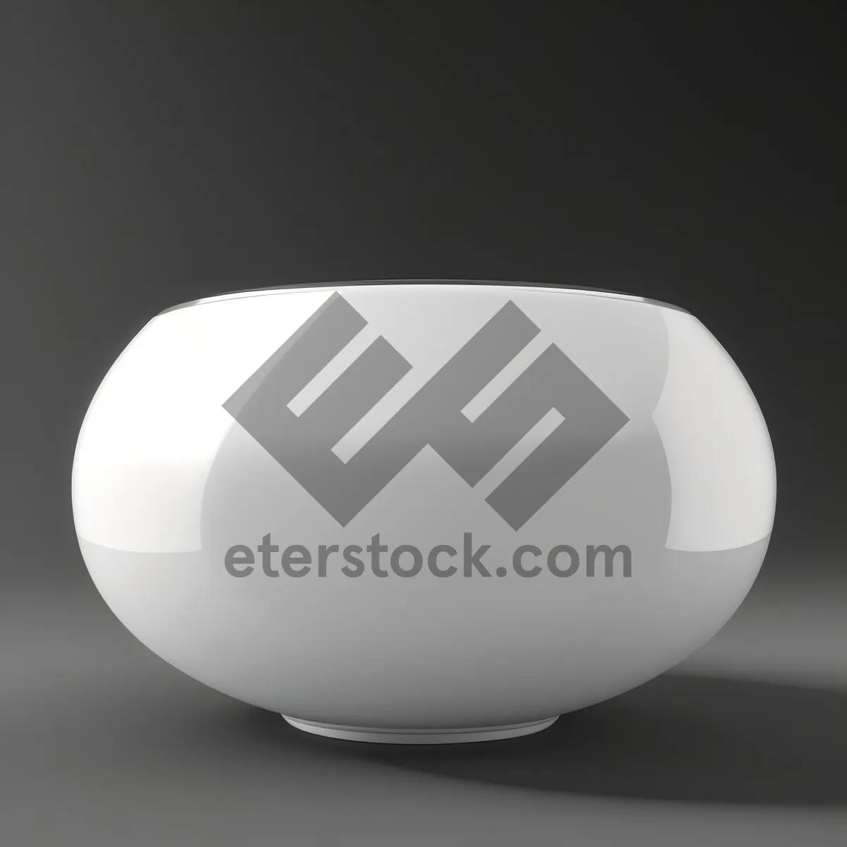 Picture of Glossy Glass Sphere Icon: Bright Shiny Button