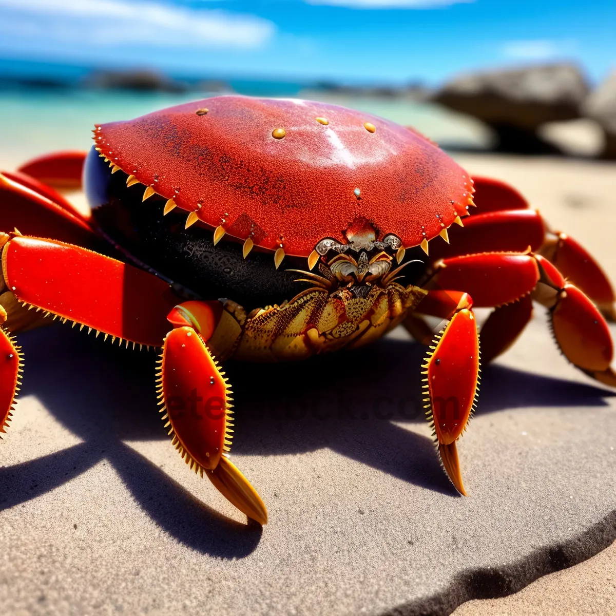 Picture of Rock Crab Shell, Fresh Seafood Claw