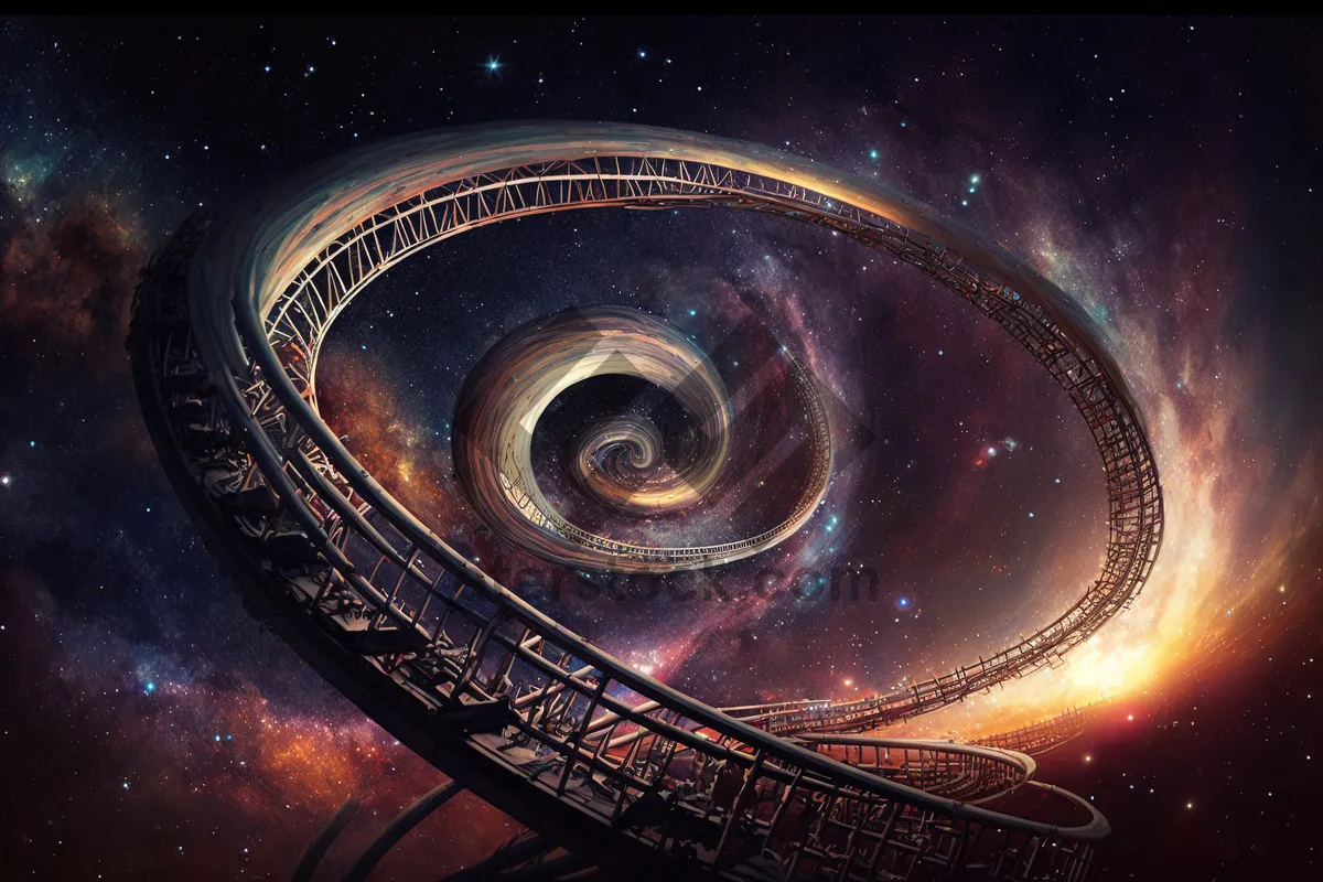 Picture of Digital Motion Design: Circular Coil Structure Art