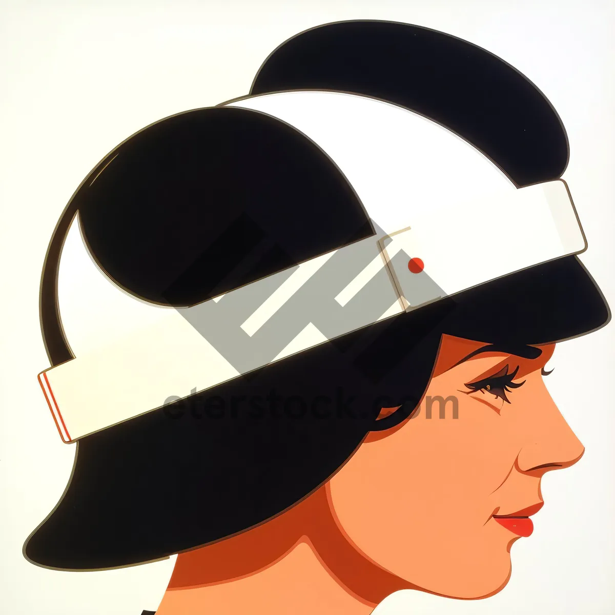 Picture of 3D symbol sign in perspective view