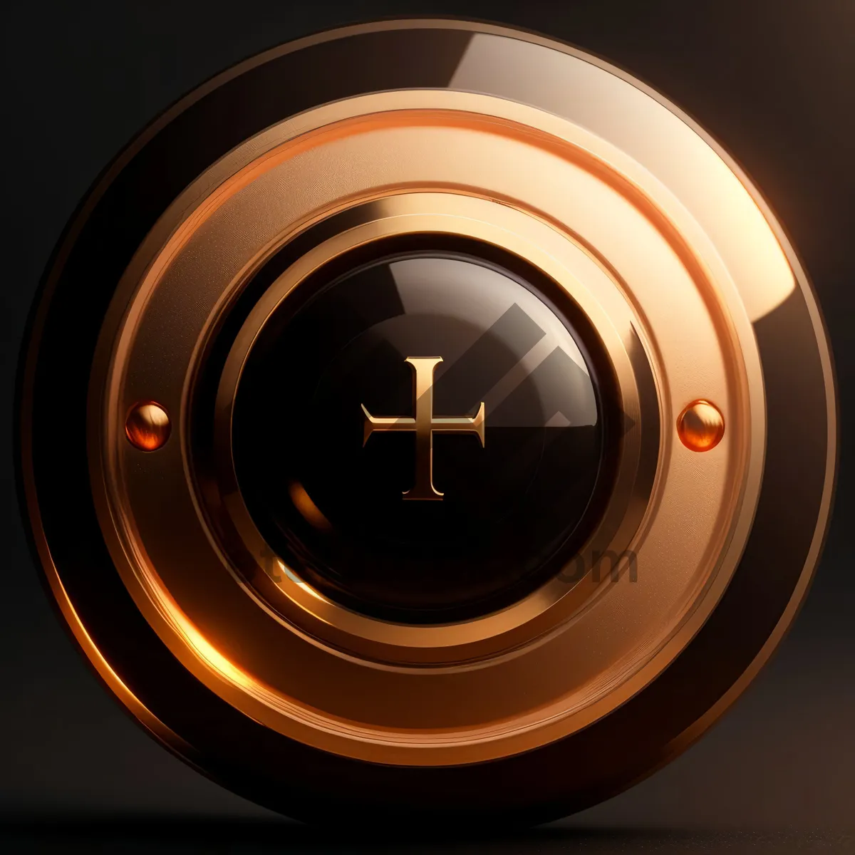 Picture of Shiny Black Glass-Button Icon Set