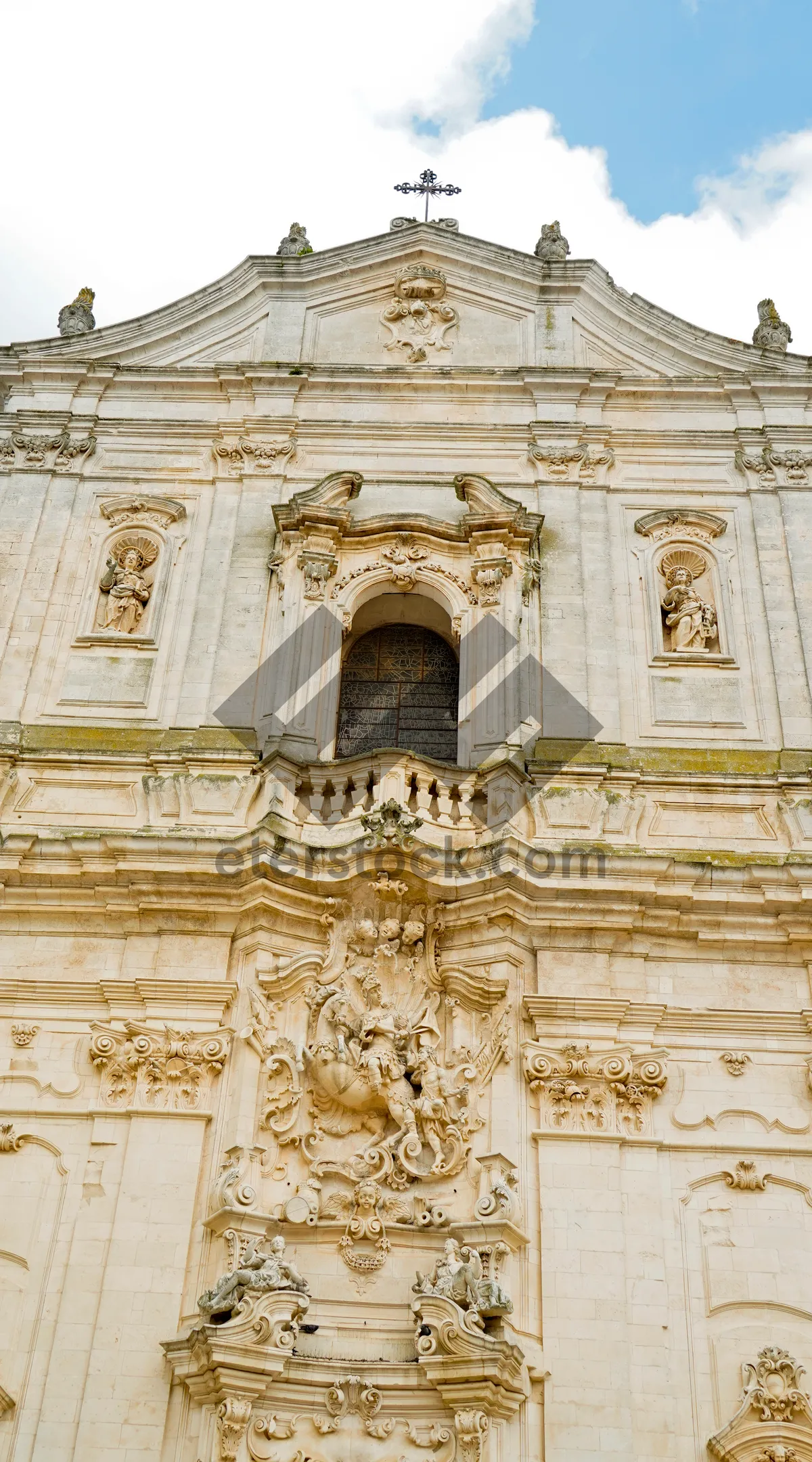 Picture of Gothic Cathedral in European City