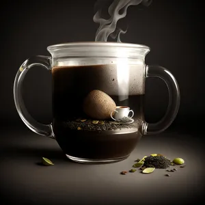 Morning Kickstart: Hot Caffeine Boost in a Stylish Mug