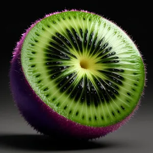 Juicy Kiwi Slice - Refreshing and Nutritious Tropical Fruit