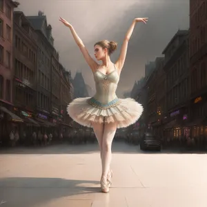 Dynamic Dance: Joyful Leap in the Sky