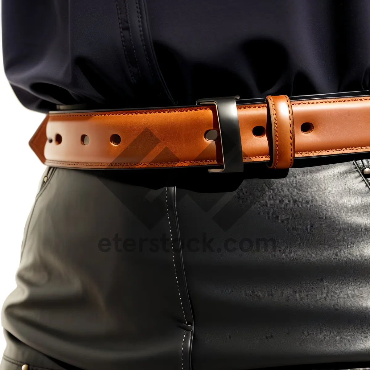 Picture of Leather Buckle Fastener for Device Restraint.