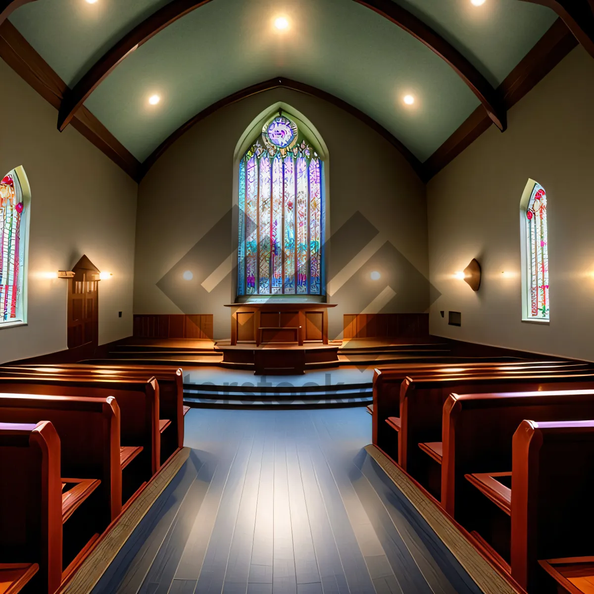 Picture of Enchanting Gothic Altar in Historic Cathedral