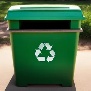 Eco-Friendly Plastic Recycle Bin