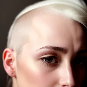 Radiant Beauty: Captivating Closeup of Attractive Model's Face