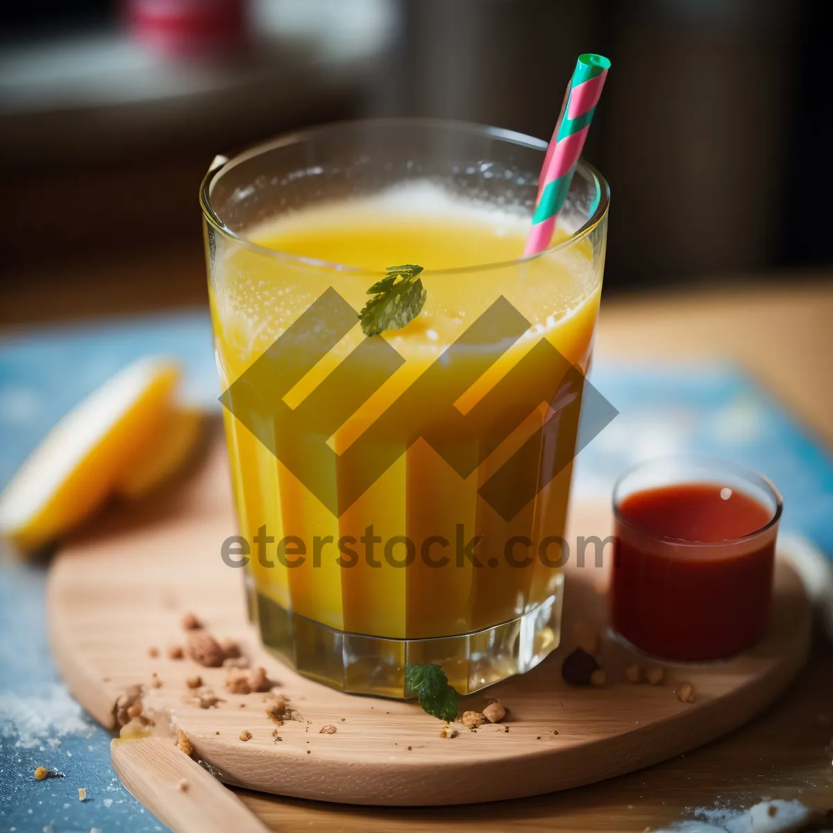 Picture of Delicious Orange Tea Drink - Healthy Breakfast Beverage