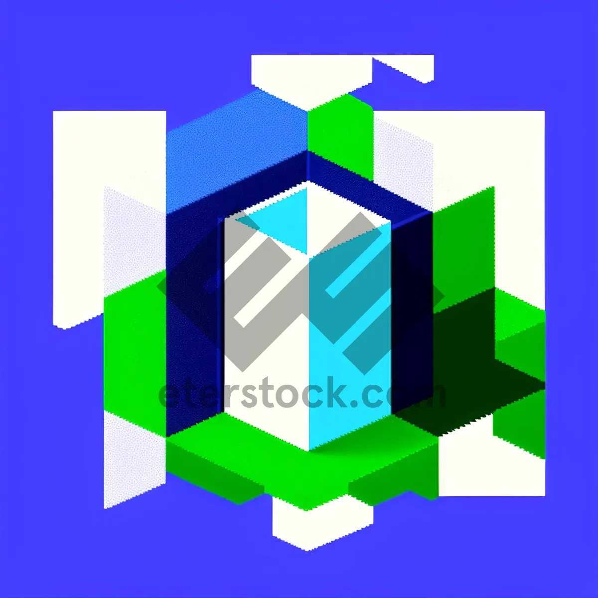 Picture of Symbolic Graphic Design: 3D Icon Map