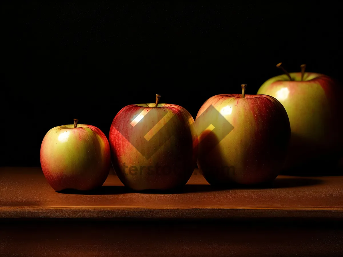 Picture of Fresh and Delicious Variety of Apples