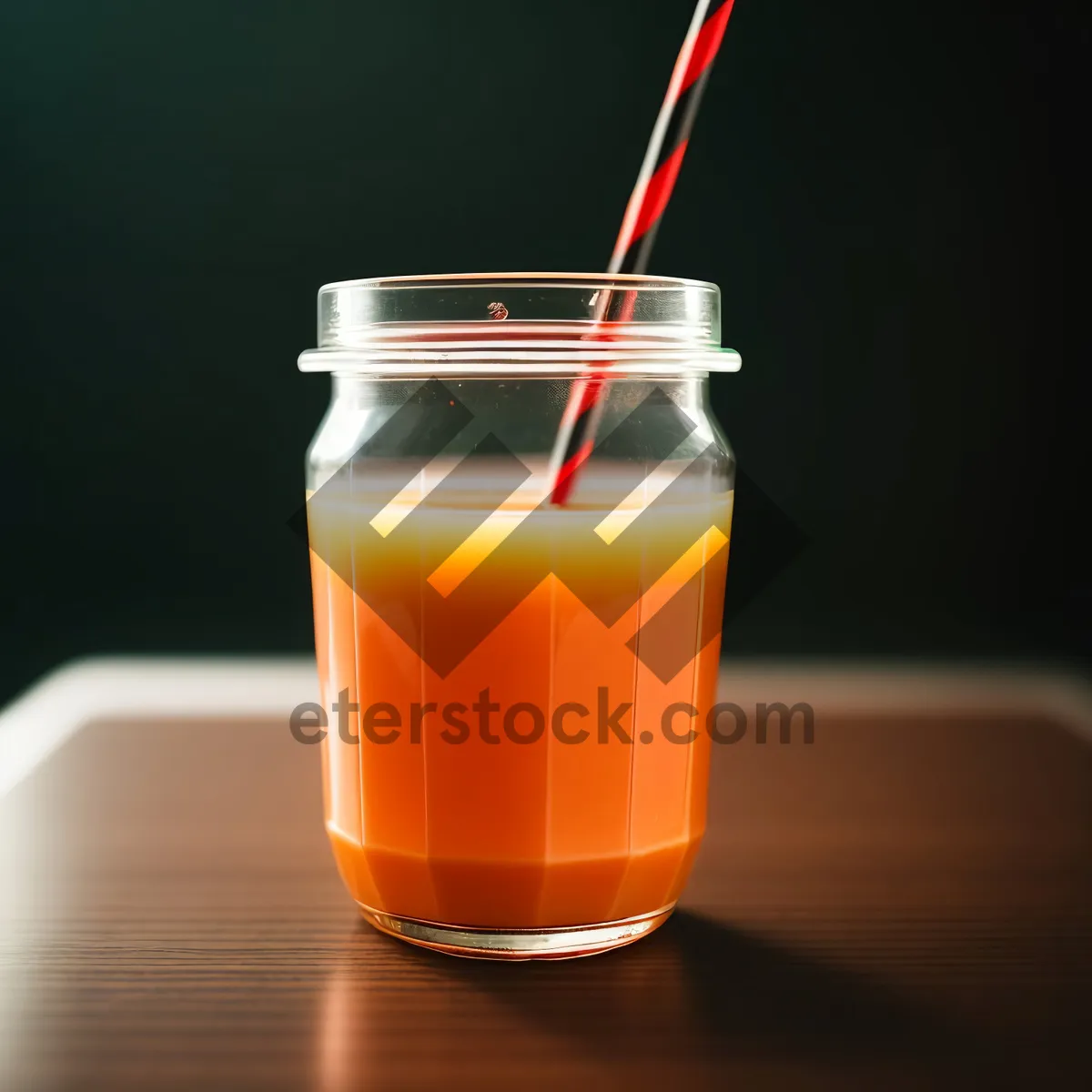 Picture of Refreshing Orange Honey Syrup Drink in Glass