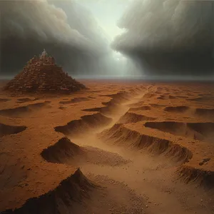 Sandy Desert Dune in Horizon