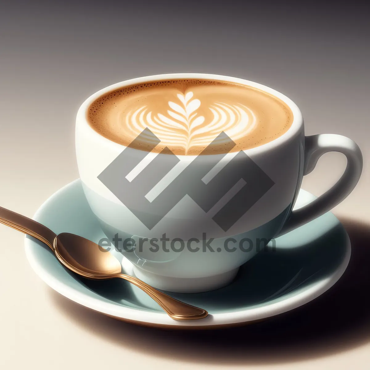 Picture of Freshly brewed breakfast coffee in black mug