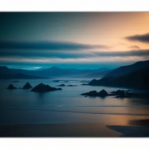 Golden Horizon over Ocean Beach